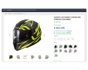 tienda online ecommerce concesionario motos repuestos heaven commerce
